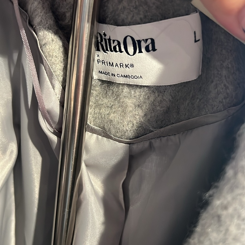 Grey Primark Overcoat - Picture 4 of 4
